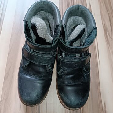 Зимние ботинки размер 39 черный черные