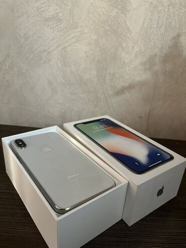 Apple iPhone: IPhone X, Б/у, 64 ГБ, Белый, Коробка, 68 % — 4