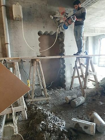 Beton işləri: Beton kəsmə Karot deşmə işləri — 2