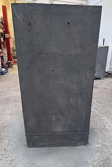 seyf pul: Metall şkaf/kasa tipli sandıq - Material: qalın metaldan hazırlanmış — 4