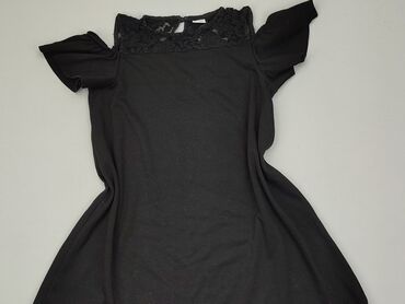 sukienka z eko skóry: Sukienka, Lindex, 12 lat, 146-152 cm, stan - Dobry