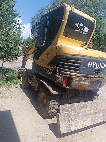 мотоблок матор: Экскаватор, Hyundai, 2010 г., Колесный — 4