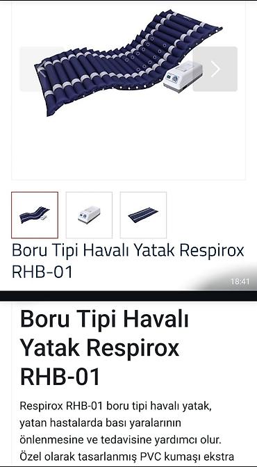 hava dosheyi: Hava döşəyi – boru tipli havalı yataq və kompressor - Tip: Boru tipli — 1