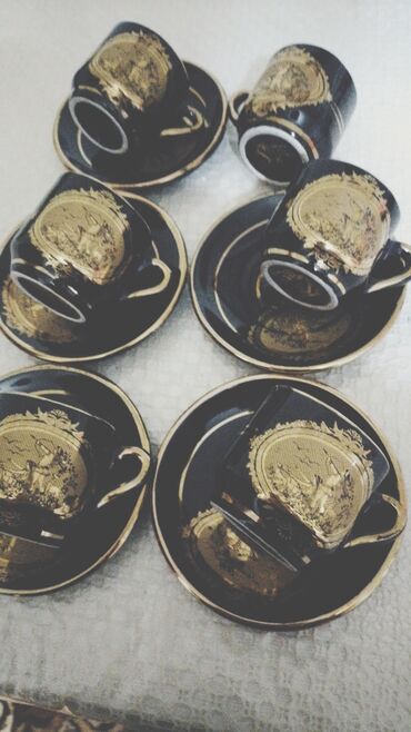 Qəhvə dəstləri və servizlər: Qəhvə dəsti, rəng - Göy — 6