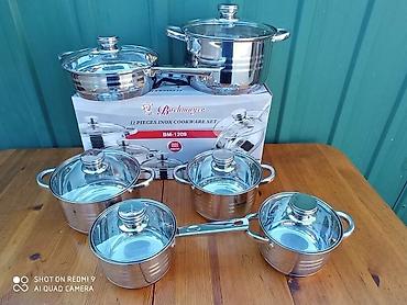 aeg pec: Set posuđa Buchmayer BM-1209 – 12 delova, nerđajući čelik (inox) - — 1