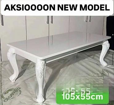 salon: Klub sto – novi model - Dimenzije: 105 × 55 cm (na slici naznačeno) - — 1