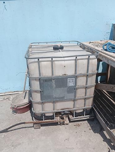 kapron çən: Bak, Plastik, 1000 l l, İşlənmiş, Ünvandan götürmə — 2