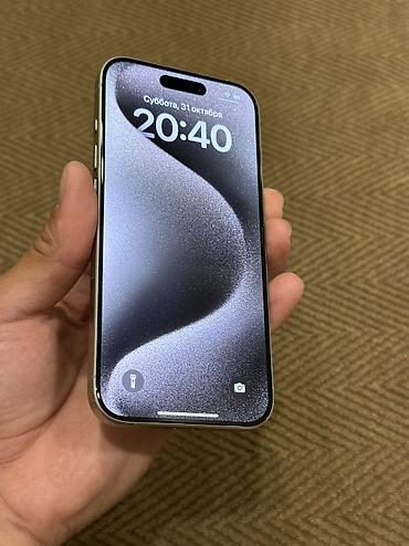 IPhone 15pro Natural titanium 🩶 256gb🧠 АКБ 89%🔋 Идеальное состояние✅