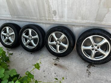Шины: Комплект из четырех шин с дисками оригинальные диски Япония шины тож — 10