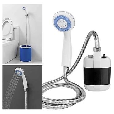 Ovçuluq və balıqçılıq: Zaryadkali piknik dusu Piknik ucun zaryadkali dus teze mallar 🔺usb ile — 3