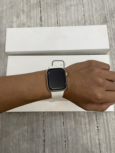 apple watch цена в бишкеке: Продаю Apple Watch 7 45 MM Аккумулятор - 84% родная Коробка
