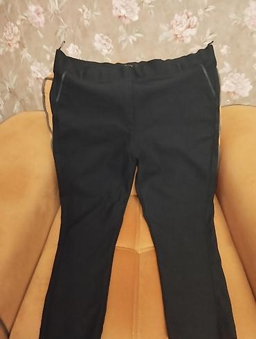 şalvar: Qara rəngli şalvar - Model: dar kəsimli, elastik bel - Material — 1