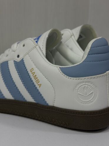 бордовые мужские мокасины: Məhsul: Adidas Samba Originals idman ayaqqabısı - Model: Samba (yan