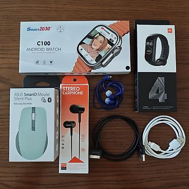 xiaomi mi band 2: - Smart2030 C100 Android Watch – SIM dəstəyi, 2.2 düymlük LCD, YouTube — 1