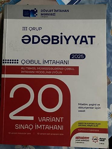 anar isayev 5000 test pdf: Təcili satılır, içi təmizdir. Məhsul: “Ədəbiyyat – Qəbul İmtahanı — 1