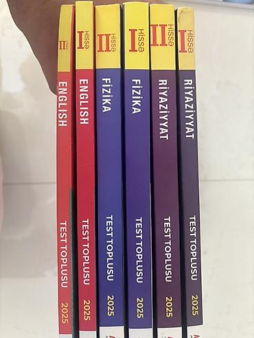 Testlər: Məhsul: Abituriyent “Test Toplusu” kitabları dəsti. Şəkildə görülən — 2