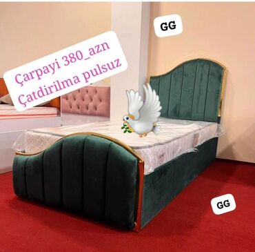 купить двуспальная кровать: Yeni, Təknəfərlik çarpayı