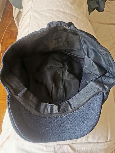 medicinka mindjusa: Muška “newsboy” kapa (osmodelna) – tamnoteget Obim 60-62cm - — 4