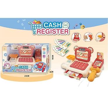 pull and bear farmerice: Dečja igračka – kasa za prodavnicu “Cash Register 123” - Kompletna — 1
