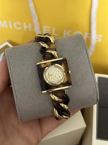 Qol saatları: Michael Kors qadın qol saatı - Model: MK zəncirli qolbaq tipli saat - — 2