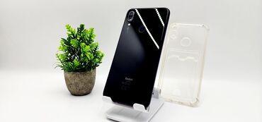 redmi рассрочку: Xiaomi, Redmi Note 7, Б/у, 64 ГБ, цвет - Черный, 2 SIM