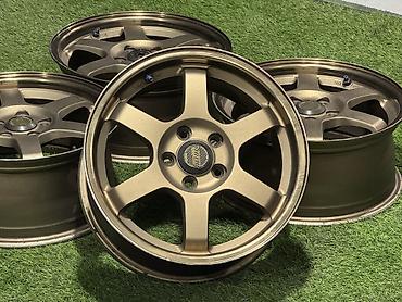 jdm: Диски R 15 RAYS, Комплект, отверстий - 5, Б/у — 6
