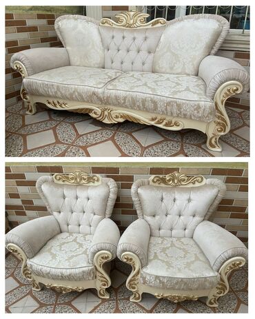 Boşqablar: Divan,2 kreslo satılır 420 azn.Təmizdir, yaxşı