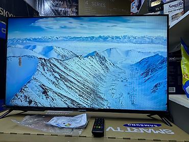 Телевизоры: Телевизор samsung 43Q80 smart Android tv с интернетом youtube, 110 см — 8