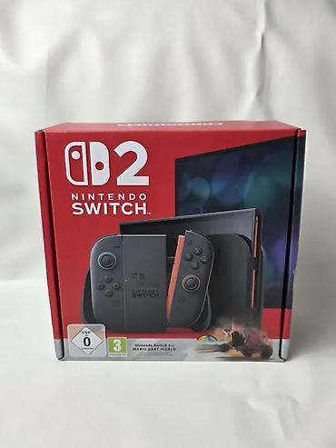 Nintendo Switch: Nintendo Switch 2 konzola (EU model) — nova, neotpakovana, kupac prvi — 2