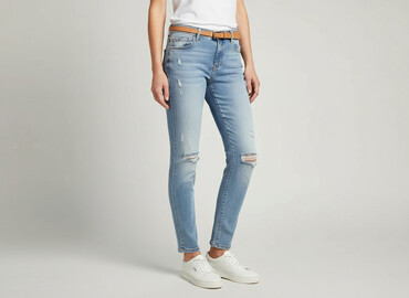 Jeansy: Guess Jeans, Jeansy damskie, rozmiar S