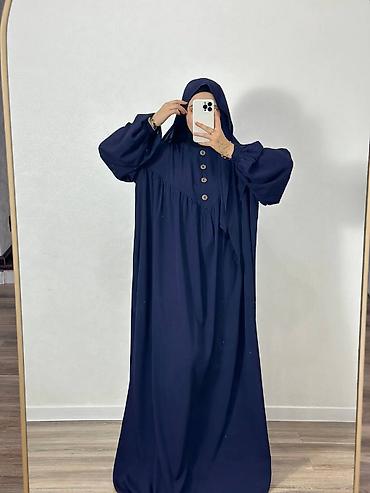 Повседневные платья: Абая «Уголок» + косынка •Ткань штапель •Размер стандарт 42-54 •Цена — 2