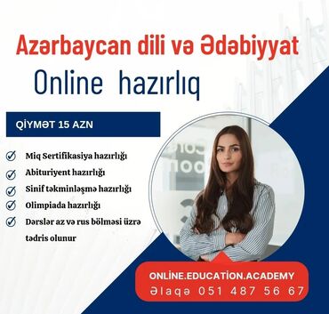 xirdalan tedris merkezi: Repetitor, Ədəbiyyat, Azərbaycan dili, İmtahanlara hazırlıq, Abituriyent hazırlığı