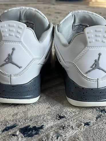 жордан 4: Мужские кроссовки, 38, Nike, Новый, цвет - Белый, Бесплатная доставка — 1