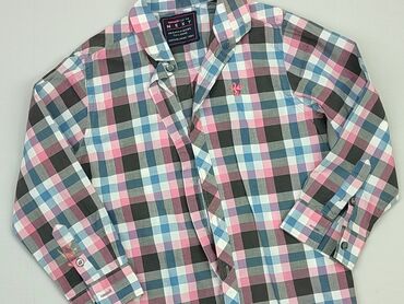 ralph lauren biala koszula: Shirt 7 years, condition - Good, pattern - Cell, color - Pink