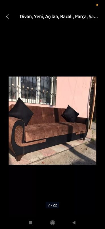 Sifarişlə divanlar: Divan, Mətbəx üçün, Qonaq otağı üçün, Parça, Bazalı, Açılan, Kitab — 21