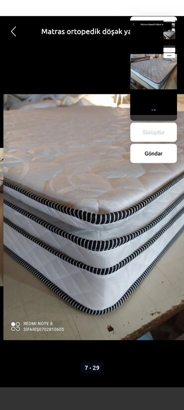 Matraslar: Yeni, Ortopedik matras, İki nəfərlik — 21