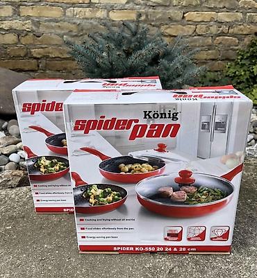 toaster: König Spider Pan – set tiganja - Model: SPIDER KO-550 - Dimenzije: 20 — 1