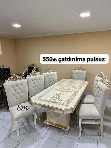 Divan və masa dəstləri: Yeni, Masa və oturacaqlar, Kredit yoxdur, Azərbaycan — 3