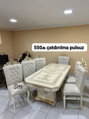 Masa və oturacaq dəstləri: Stol stul dəstlərimiz hər ölçüde her madelde Ucuz və keyfiyyətli Bizde -da lalafo.az — 23 Masa və oturacaq dəstləri: Stol stul dəstlərimiz hər ölçüde her madelde Ucuz və keyfiyyətli Bizde — 23