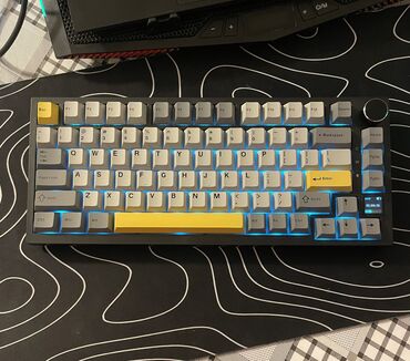 Kompüter ehtiyyat hissələri: AJAZZ AK820 Pro mexaniki klaviatura - Kompakt 75% dizayn: F1–F12, ox