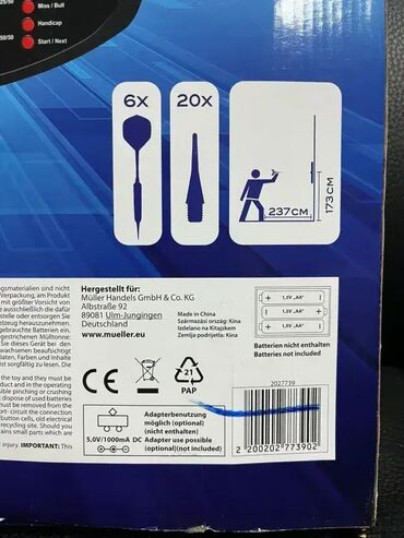 Stoni sportovi: Kvalitetna elektronska tabla nemačkog proizvođača Carromco. Opcija — 8