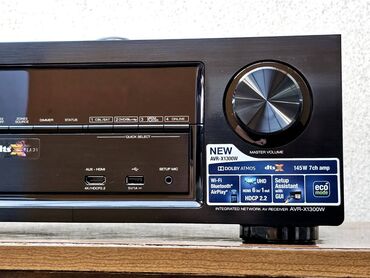 Pojačala i prijemnici: DENON AVR-X1300W – mrežni AV risiver sa 7.2 kanala - Snaga: 145 W po — 8