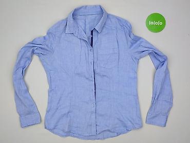 jasnoniebieski top: Koszula damska, rozmiar M — 2