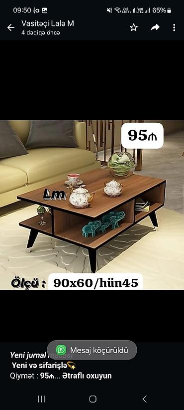 g plus coffee: _*Yeni jurnal masası*_ *Yeni və sifarişlə💫* Qiymət : *95₼* Ölçü — 4