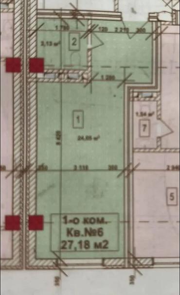 продаю гостинку: 1 комната, 27 м², Элитка, 6 этаж, Свежий ремонт — 5