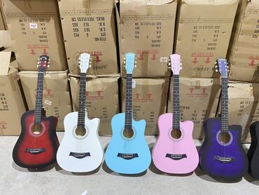 струна гитары: Гитары акустические 38 размер с металлическими струнами. Новые с