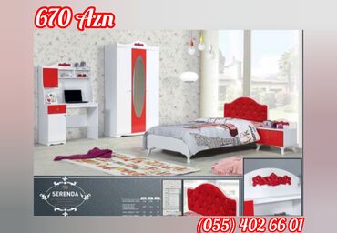 Uşaq və gənc otağı üçün dəstlər: Oğlan və qız üçün, Yeni, Təknəfərlik çarpayı, Dolab, Tumba -da lalafo.az — 5 Uşaq və gənc otağı üçün dəstlər: Oğlan və qız üçün, Yeni, Təknəfərlik çarpayı, Dolab, Tumba — 5