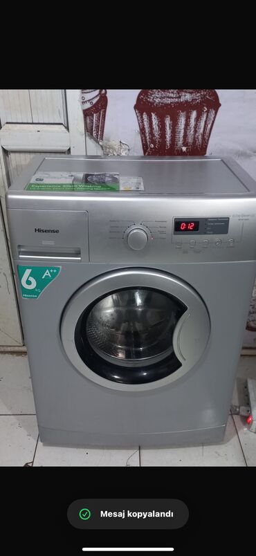 Mətbəx mebeli: Paltaryuyan maşın Hisense, 6 kq, Avtomat
