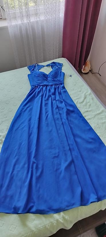 esprit torba: Predivna royal blue svečana haljina, gornji deo je ojačan i može da — 2