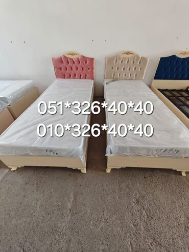 Çarpayılar: Yeni, Təknəfərlik çarpayı, Bazalı, Matras ilə, Azərbaycan — 15